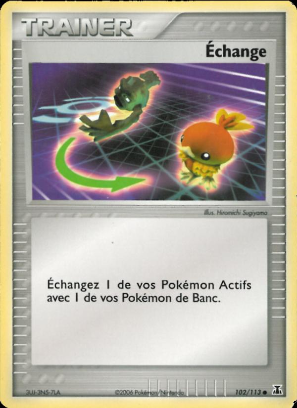 Échange card