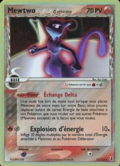 Mewtwo δ card