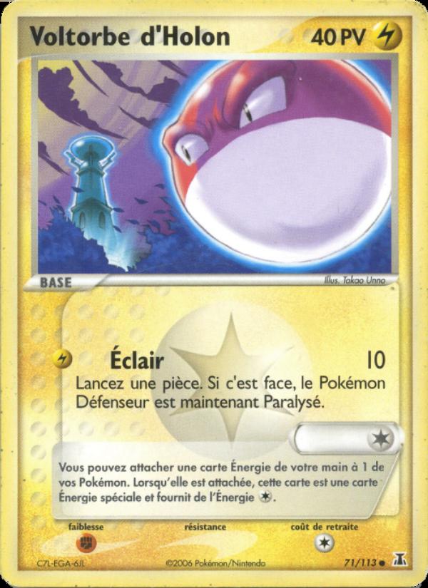 Voltorbe d'Holon card