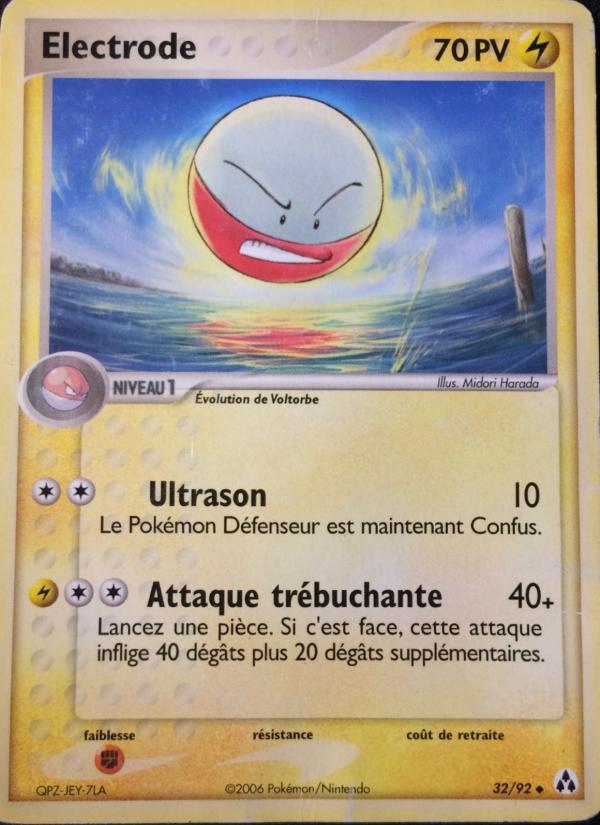 Electrode card