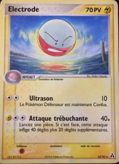 Electrode card