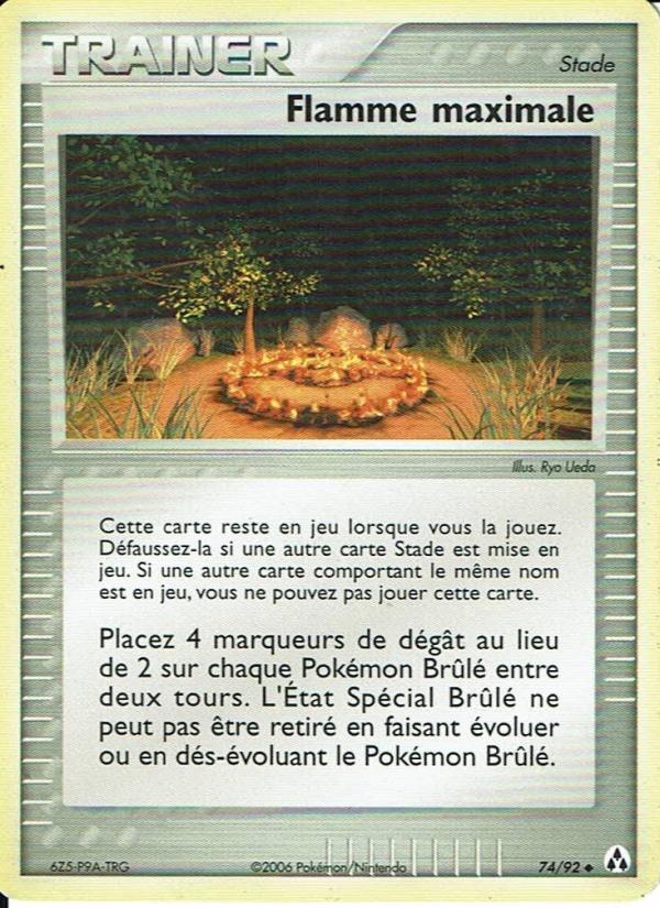 Flamme maximale card