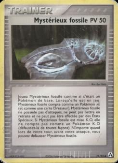 Mystérieux fossile card
