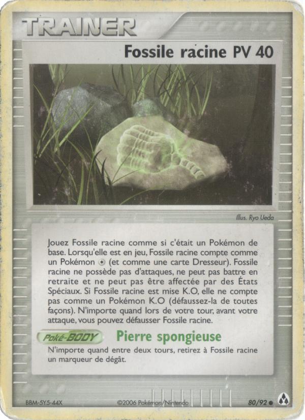 Fossile racine card