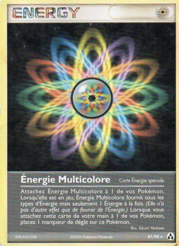 Énergie Multicolore card