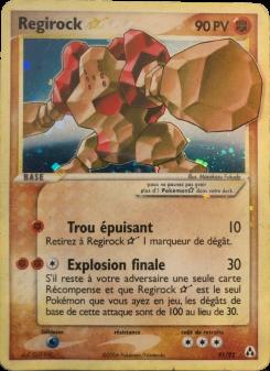 Regirock ☆ card