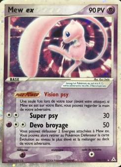 Mew ex card