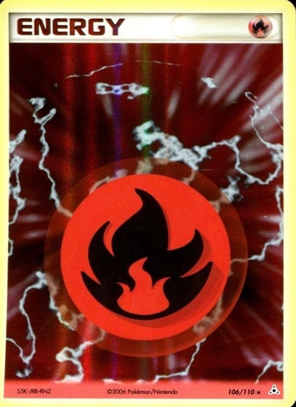 Énergie Feu card