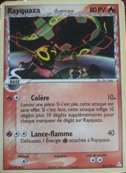 Rayquaza δ card