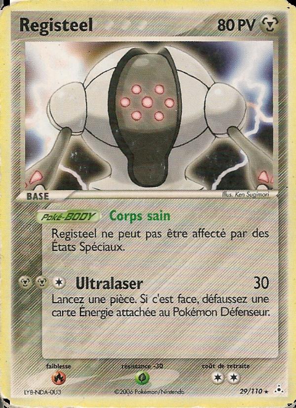 Registeel card