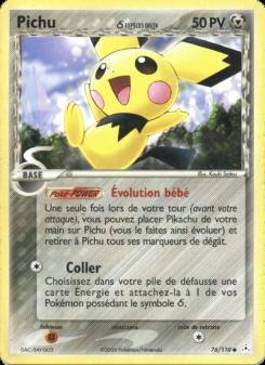 Pichu δ card