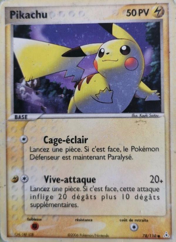 Pikachu card