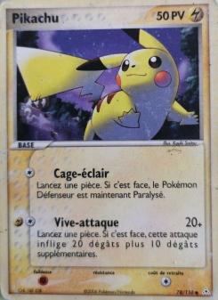 Pikachu card