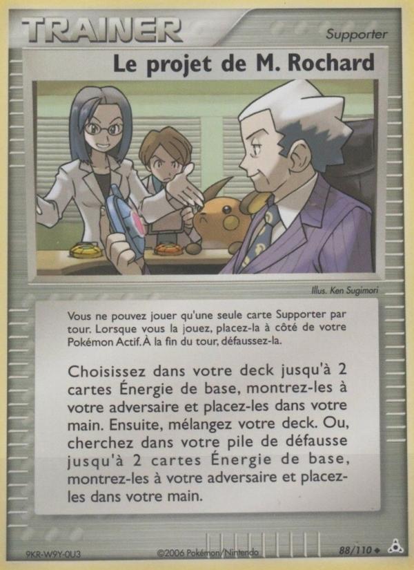 Le projet de M. Rochard card