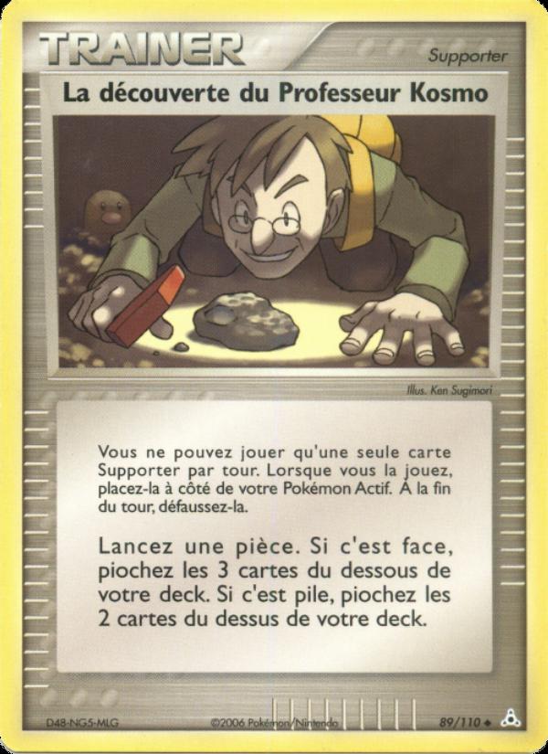 La découverte du Professeur Kosmo card