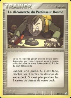 La découverte du Professeur Kosmo card