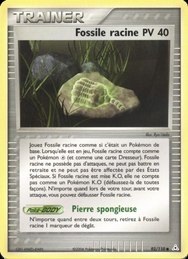 Fossile racine card