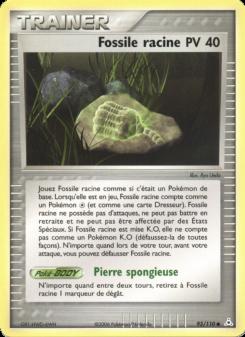 Fossile racine card