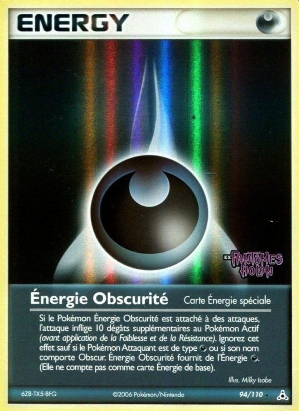 Énergie Obscurité card