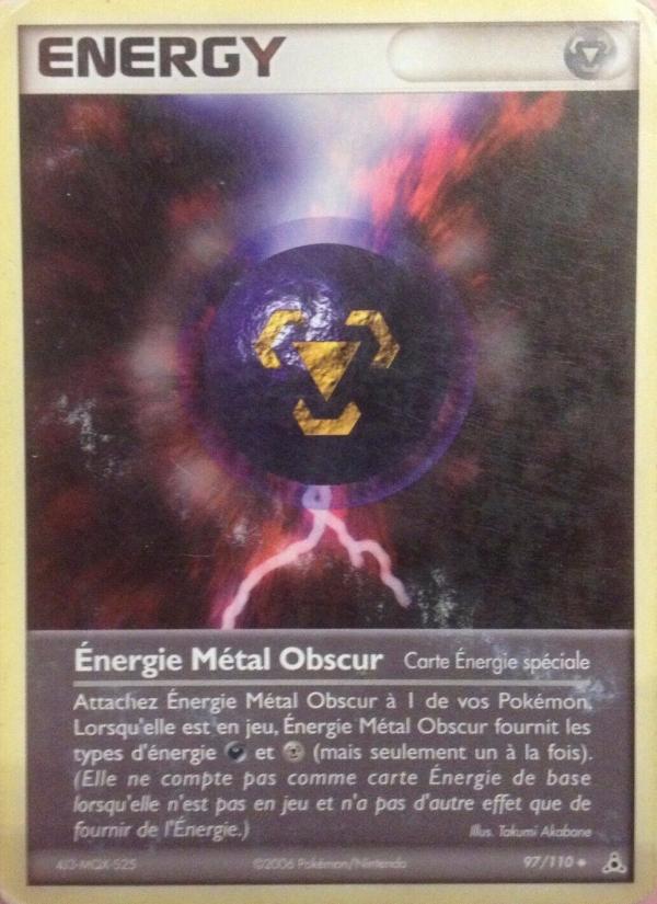 Énergie Métal Obscur card
