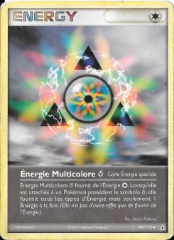 Énergie Multicolore δ card