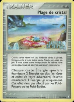 Plage de cristal card