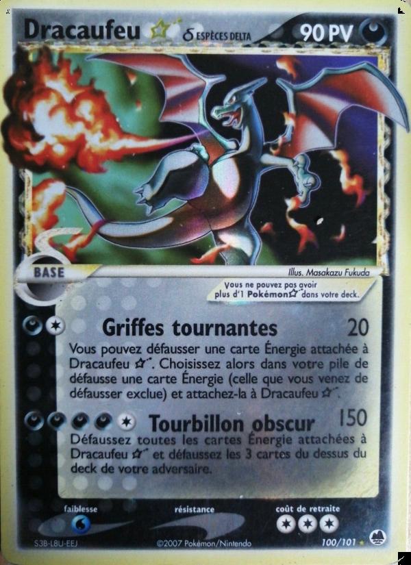 Dracaufeu ☆ δ card