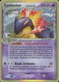 Typhlosion δ card