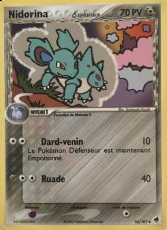 Nidorina δ card