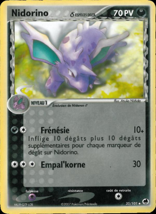Nidorino δ card