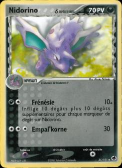 Nidorino δ card