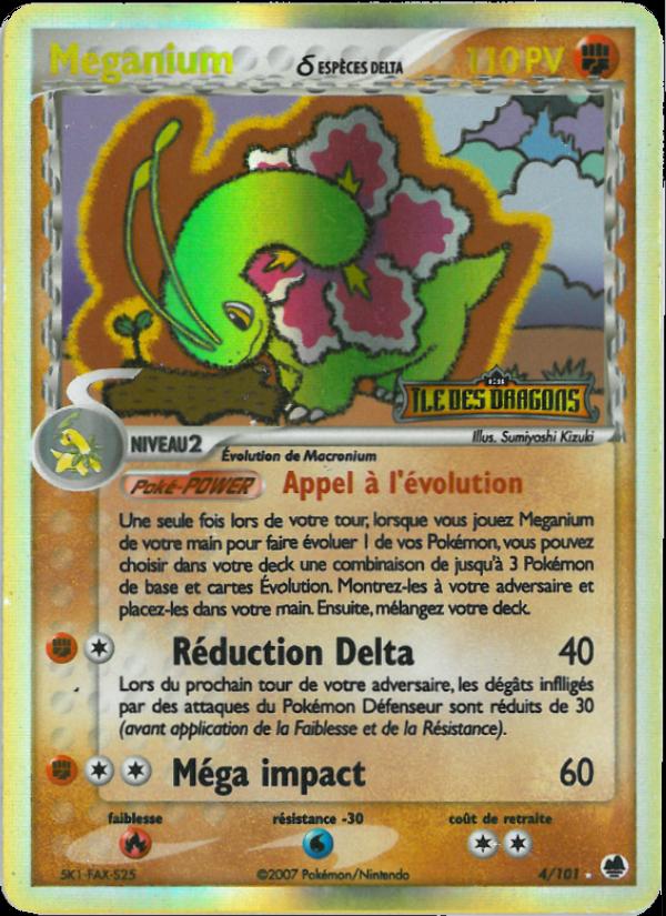 Meganium δ card