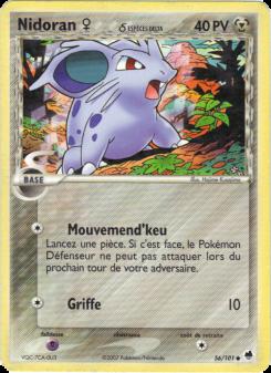 Nidoran ♀ δ card