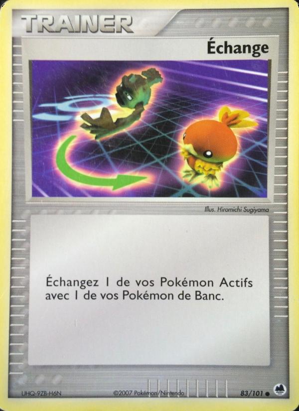 Échange card