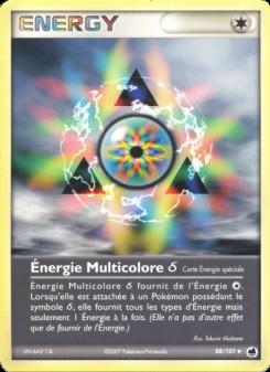 Énergie Multicolore δ card