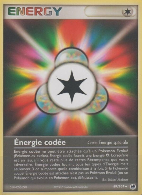 Énergie codée card