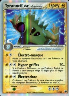 Tyranocif ex δ card
