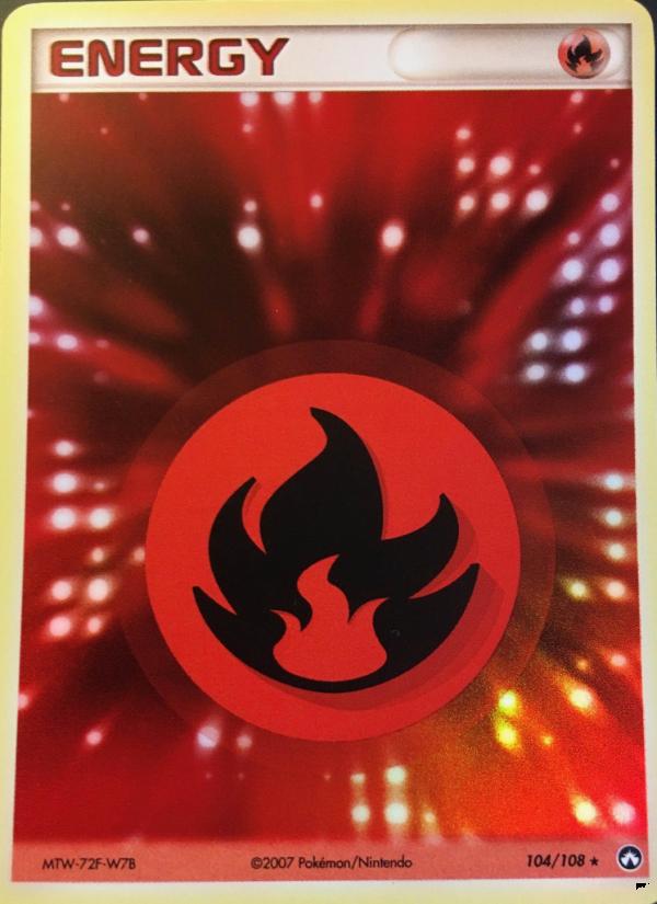 Énergie Feu card