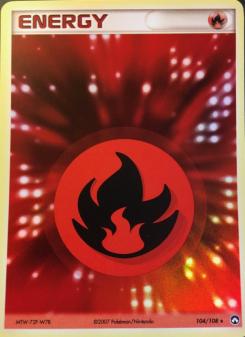 Énergie Feu card
