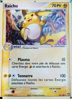 Raichu card