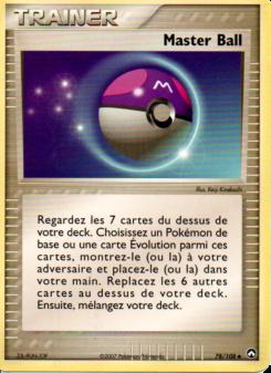 Master Ball card