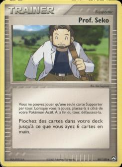 Prof. Seko card