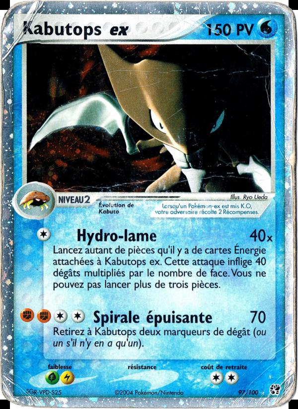 Kabutops ex card