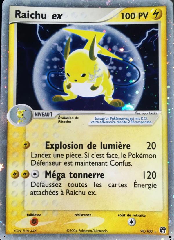 Raichu ex card