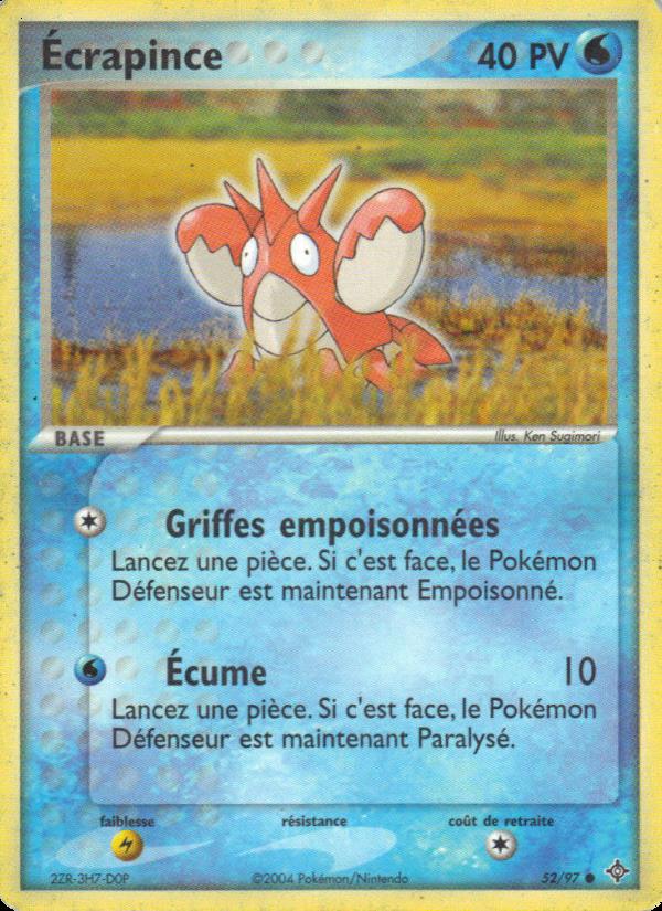 Écrapince card