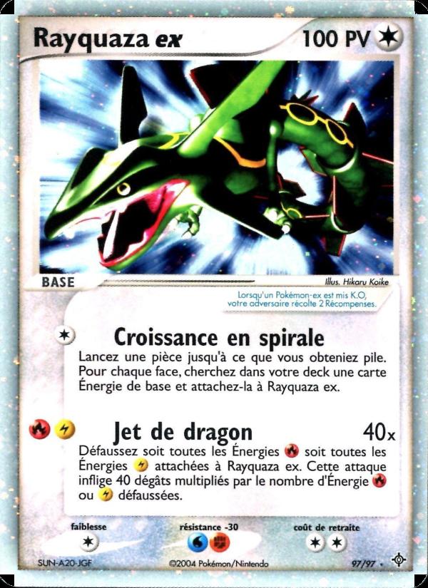 Rayquaza ex card