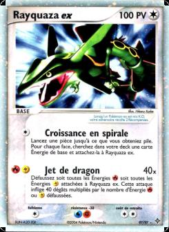 Rayquaza ex card