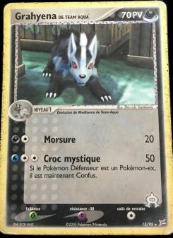 Grahyena de Team Aqua card