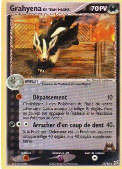 Grahyena de Team Magma card