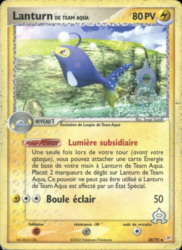 Lanturn de Team Aqua card